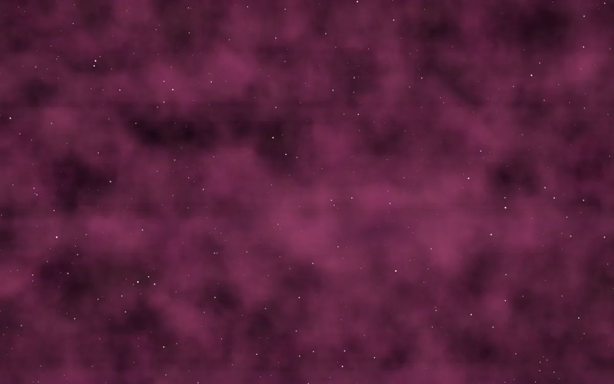 Cerise Loom Nebula — dark black and pink galaxy background
