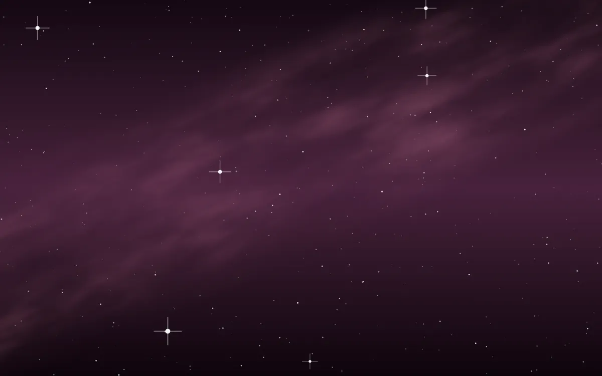 Dahlia Void Star Veil — dark black and pink galaxy background