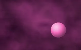 Fuchsia Storm Planetfall — dark black and pink galaxy background