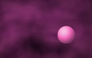 Fuchsia Storm Planetfall II — dark black and pink galaxy background, variation II