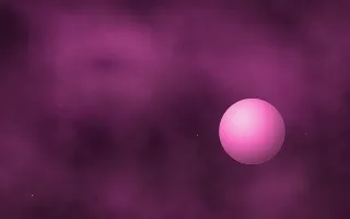 Fuchsia Storm Planetfall III — dark black and pink galaxy background, variation III