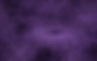 Heliotrope Wake Nebula III — dark black and purple galaxy background, variation III