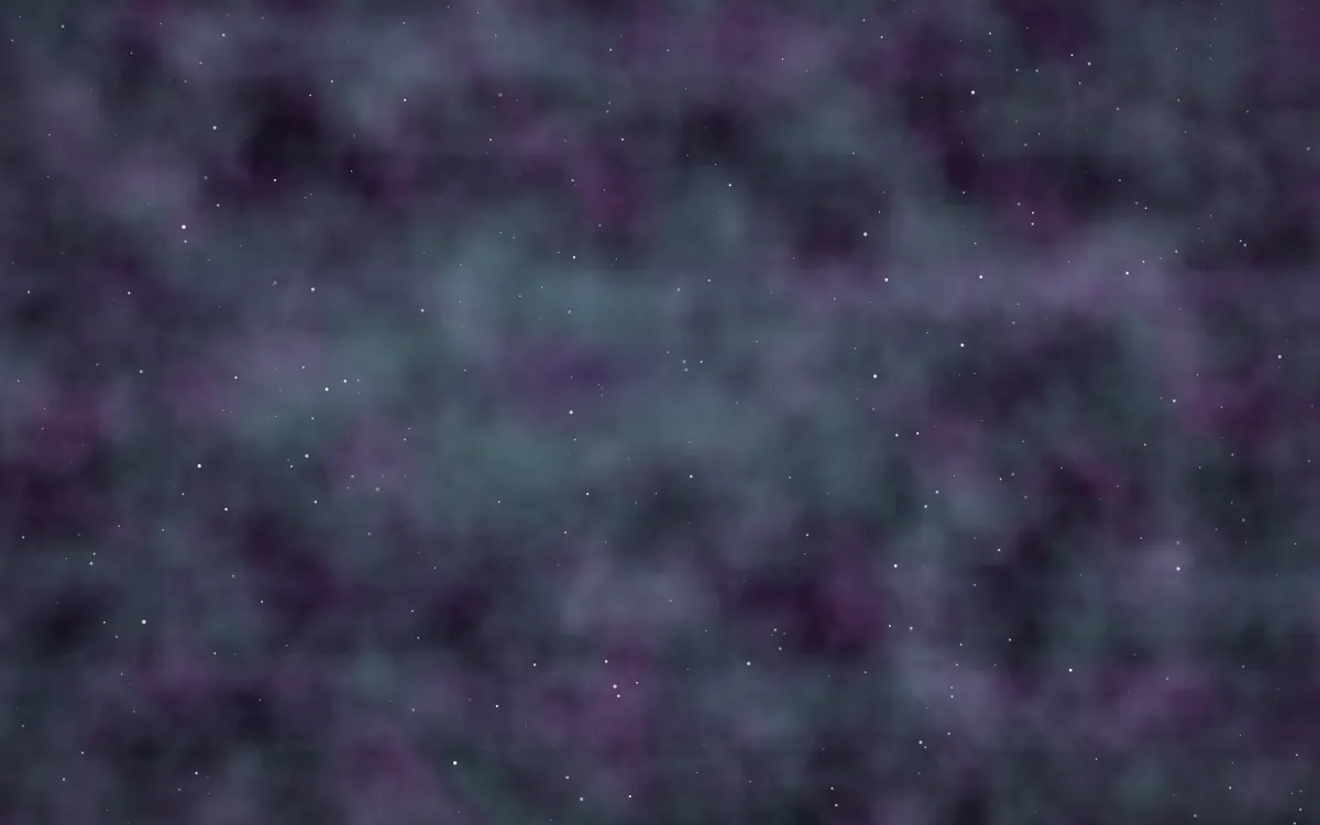 Hubble Orchid Nebula — dark black, pink and teal galaxy background