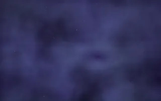 Iris Well Nebula II — dark black and blue galaxy background, variation II