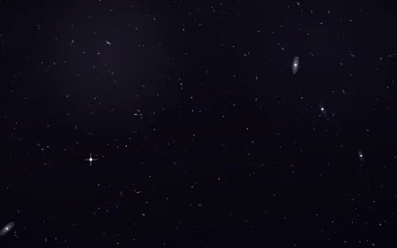 Lavender Shroud Deep Field — dark black and blue galaxy background