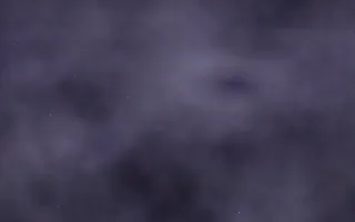 Lavender Shroud Nebula II — dark black and blue galaxy background, variation II