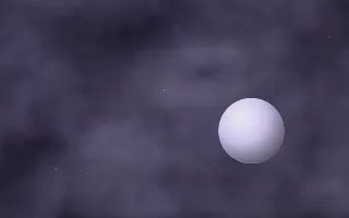 Lavender Shroud Planetfall III — dark black and blue galaxy background, variation III