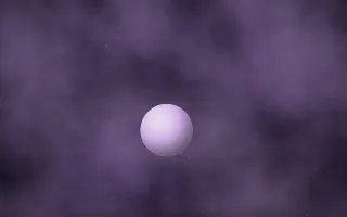 Lilac Halo Planetfall — dark black and purple galaxy background