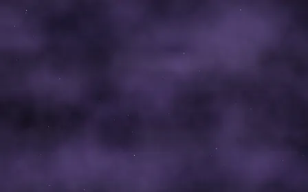 Magellanic Violet Nebula — dark black and purple galaxy background