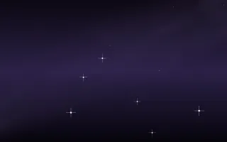 Magellanic Violet Star Veil — dark black and purple galaxy background