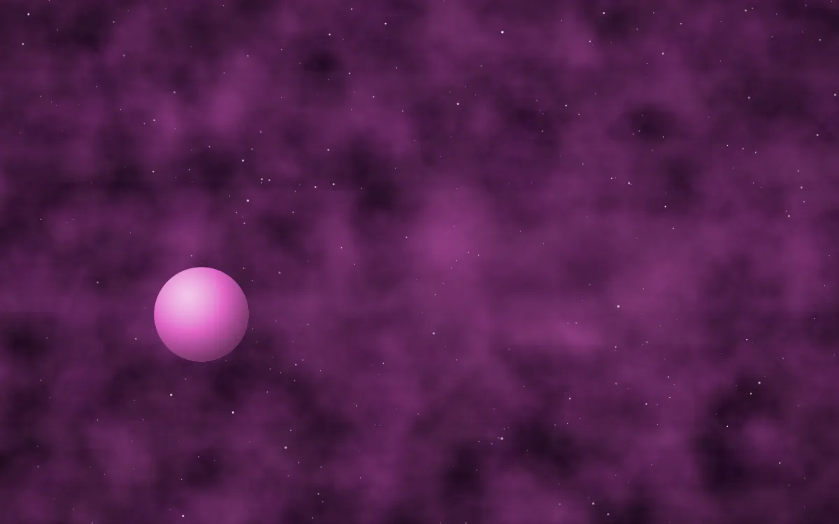 Magenta Shoal Planetfall — dark black and pink galaxy background