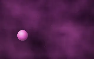 Magenta Shoal Planetfall II — dark black and pink galaxy background, variation II