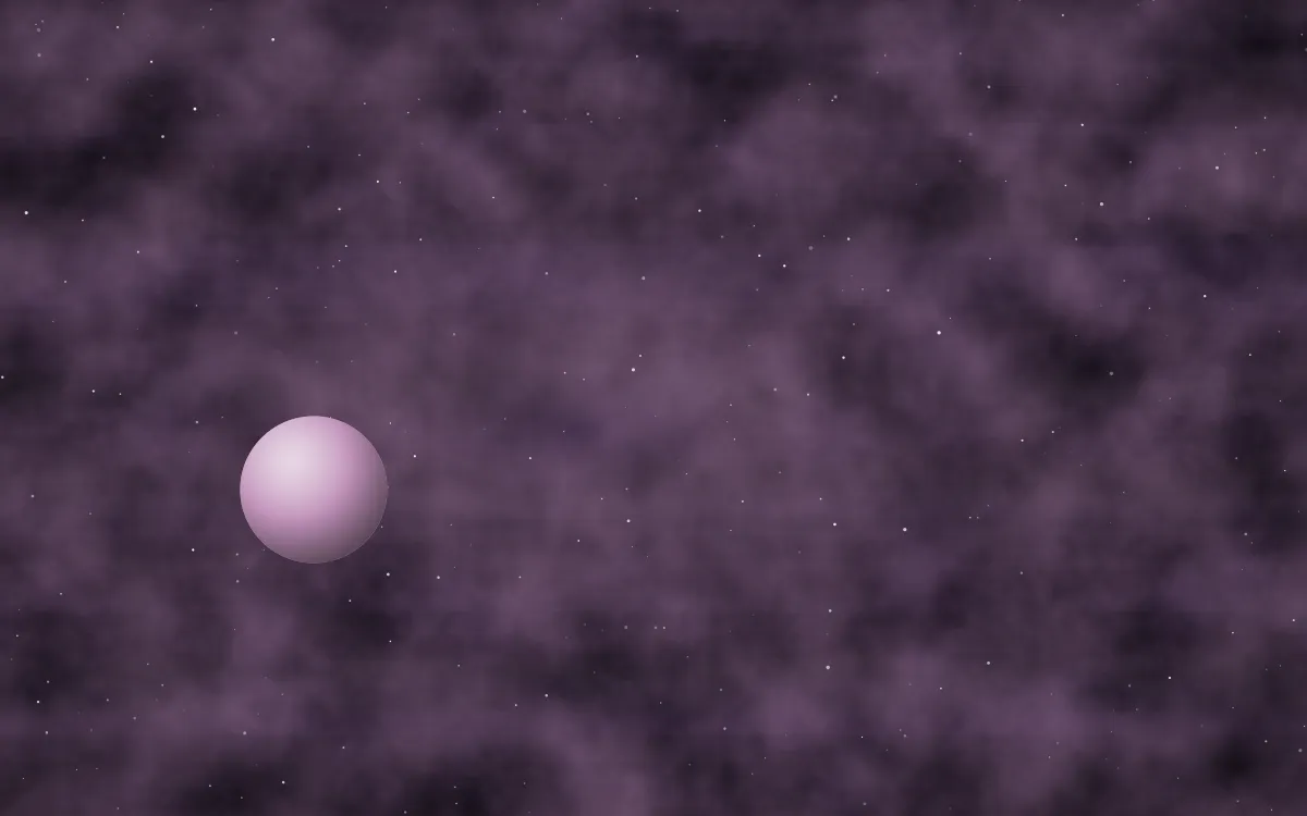 Mauve Cathedral Planetfall — dark black, purple and pink galaxy background