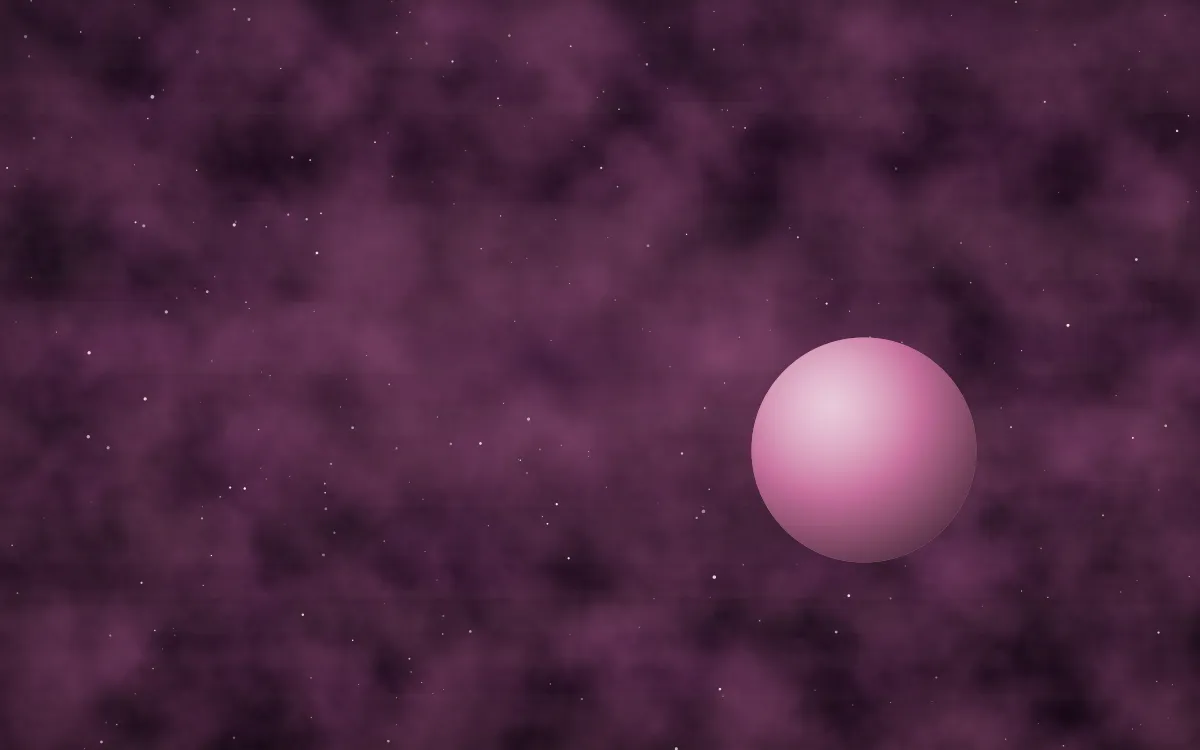 Mulberry Deep Planetfall — dark black and pink galaxy background