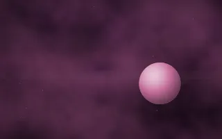 Mulberry Deep Planetfall — dark black and pink galaxy background