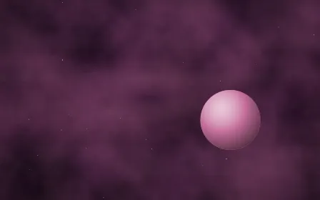 Mulberry Deep Planetfall — dark black and pink galaxy background
