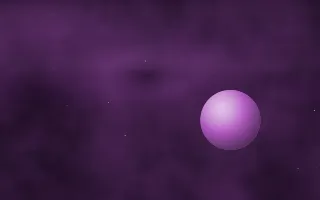 Nightshade Bloom Planetfall II — dark black and purple galaxy background, variation II