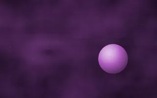 Nightshade Bloom Planetfall III — dark black and purple galaxy background, variation III