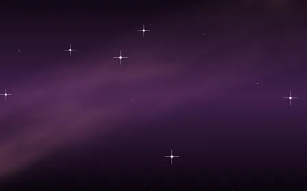 Orchid Ember Star Veil — dark black, purple and pink galaxy background