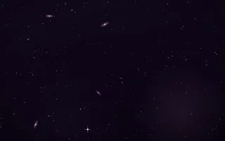 Orchid Veil Deep Field — dark black, purple and pink galaxy background