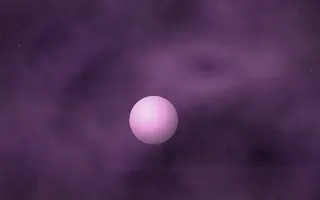 Orchid Veil Planetfall II — dark black, purple and pink galaxy background, variation II