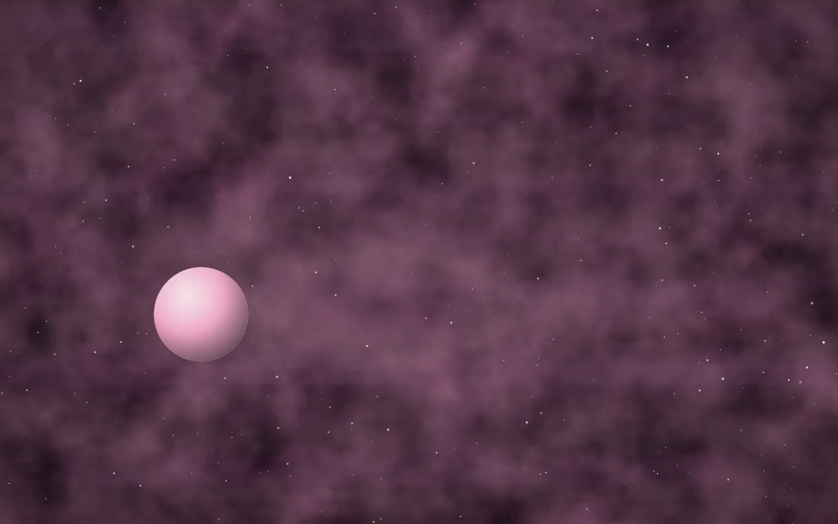 Rose Quartz Drift Planetfall — dark black and pink galaxy background