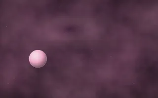 Rose Quartz Drift Planetfall II — dark black and pink galaxy background, variation II