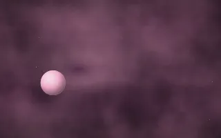 Rose Quartz Drift Planetfall III — dark black and pink galaxy background, variation III