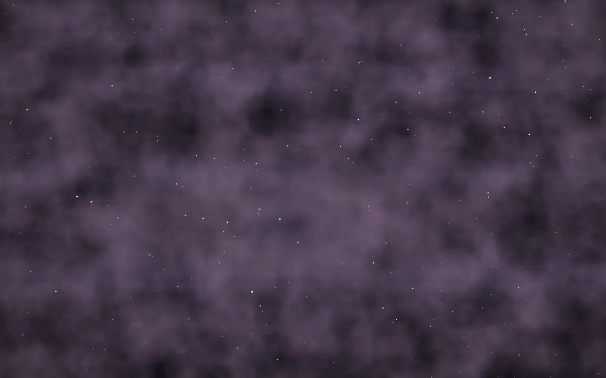 Thistle Glow Nebula — dark black, purple and pink galaxy background