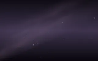 Thistle Glow Star Veil — dark black, purple and pink galaxy background