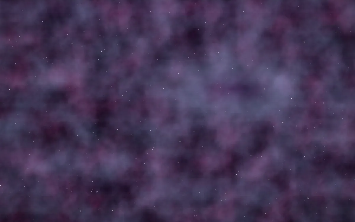 Trifid Bloom Nebula — dark black, pink and blue galaxy background