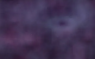 Trifid Bloom Nebula — dark black, pink and blue galaxy background