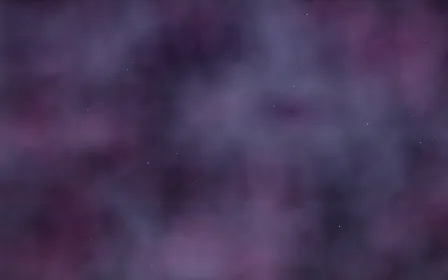 Trifid Bloom Nebula — dark black, pink and blue galaxy background