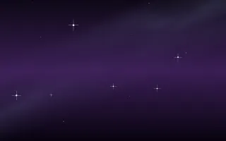 Trifid Bloom Star Veil — dark black, purple and blue galaxy background