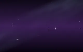 Trifid Bloom Star Veil II — dark black, purple and blue galaxy background, variation II
