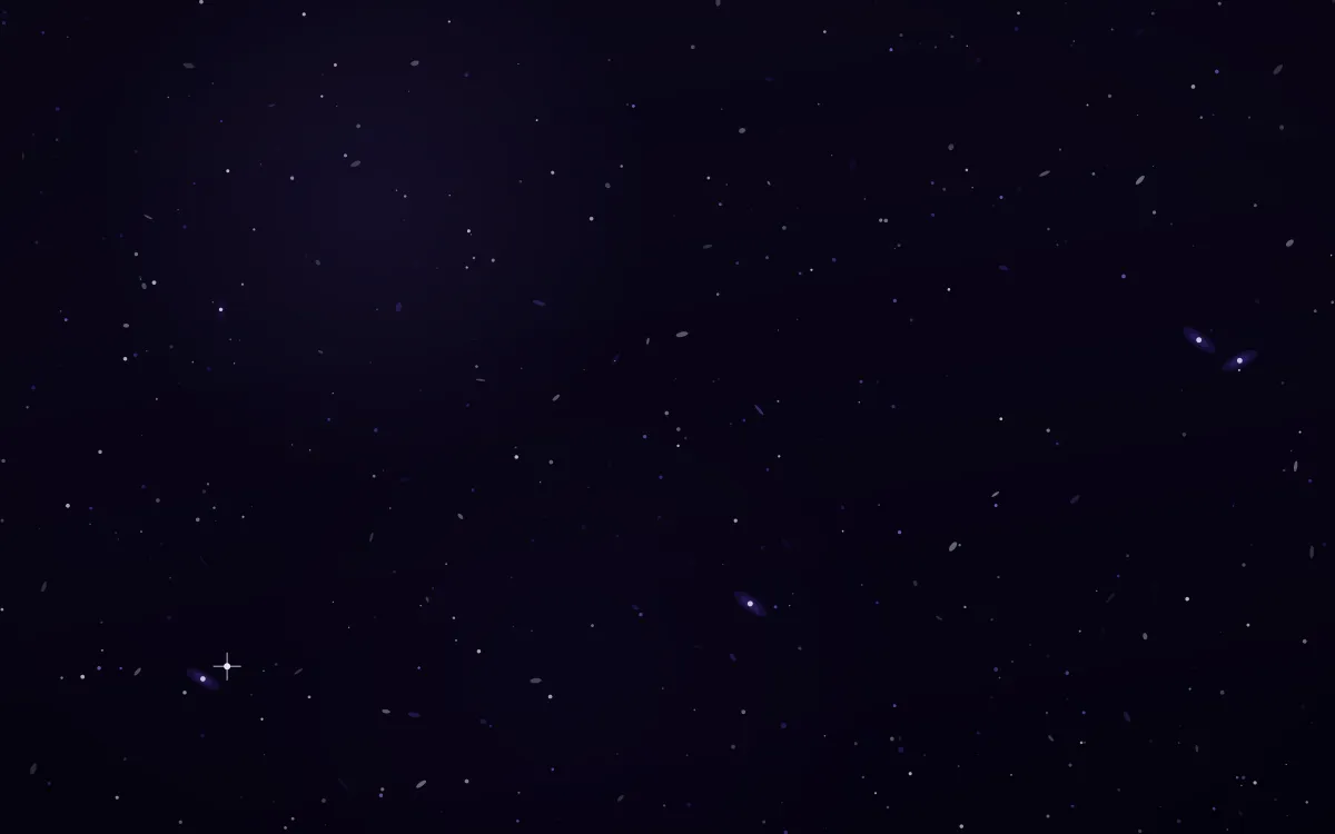 Ultraviolet Abyss Deep Field — dark black and purple galaxy background