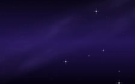 Ultraviolet Abyss Star Veil — dark black, blue and purple galaxy background