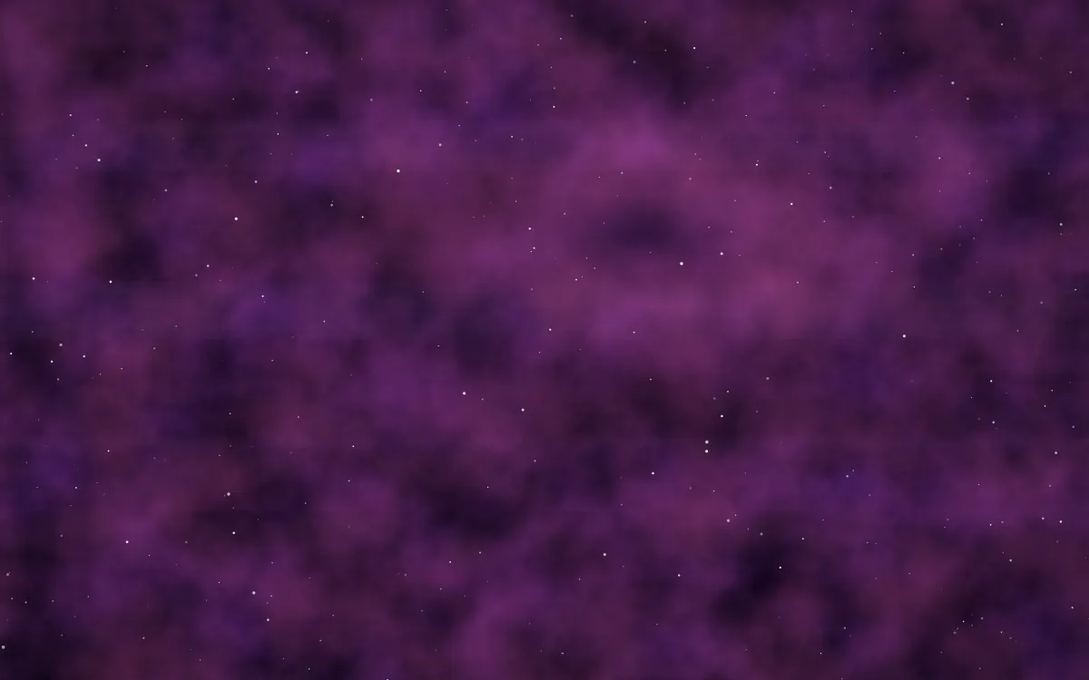 Violet Forge Nebula — dark black, purple and pink galaxy background