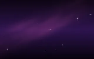 Violet Forge Star Veil — dark black, purple and pink galaxy background