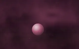 Winedark Drift Planetfall — dark black and pink galaxy background