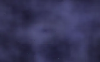 Wisteria Drift Nebula II — dark black and blue galaxy background, variation II