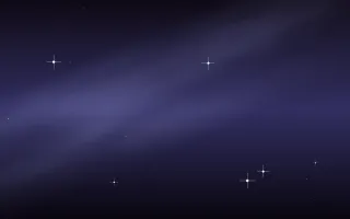 Wisteria Drift Star Veil — dark black and blue galaxy background
