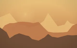 Autumn Glow Glacier II — colourful orange, brown and grey glacier background, variation II