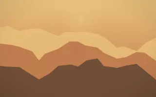 Autumn Glow Glacier III — colourful orange, brown and grey glacier background, variation III
