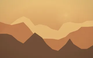 Autumn Glow Glacier IV — colourful orange, brown and grey glacier background, variation IV