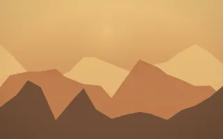 Autumn Glow Glacier VI — colourful orange, brown and grey glacier background, variation VI