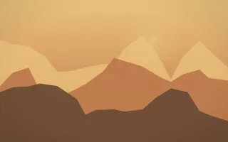 Autumn Glow Glacier VII — colourful orange, brown and grey glacier background, variation VII