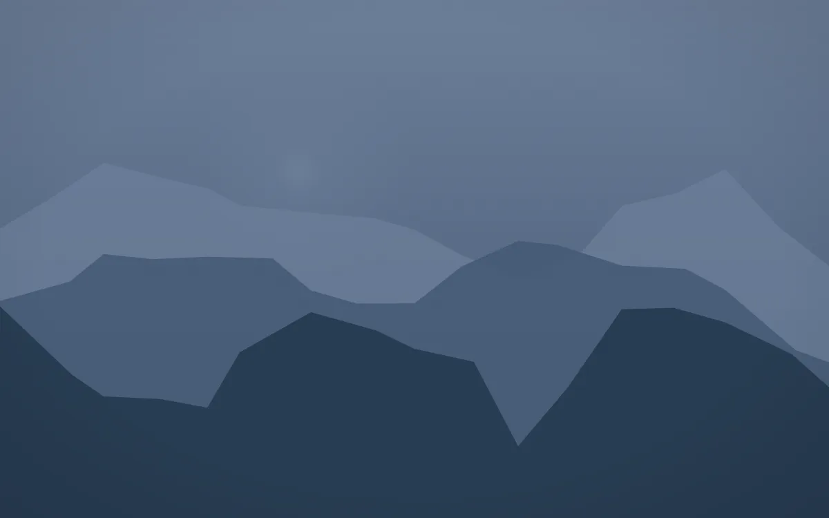 Blue Hour Glacier — dark blue glacier background