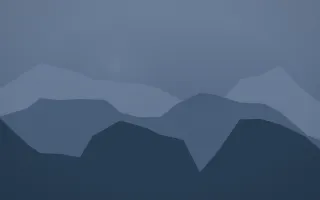 Blue Hour Glacier — dark blue glacier background