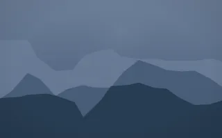 Blue Hour Glacier II — dark blue glacier background, variation II
